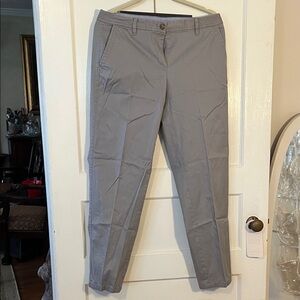 Talbots Gray relaxed chino pants
